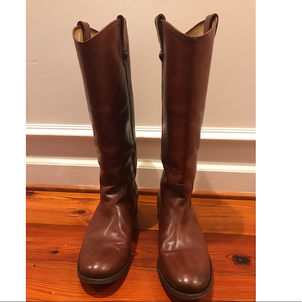 Frye boots. Melissa button 2. Brown. Size 9 1/2